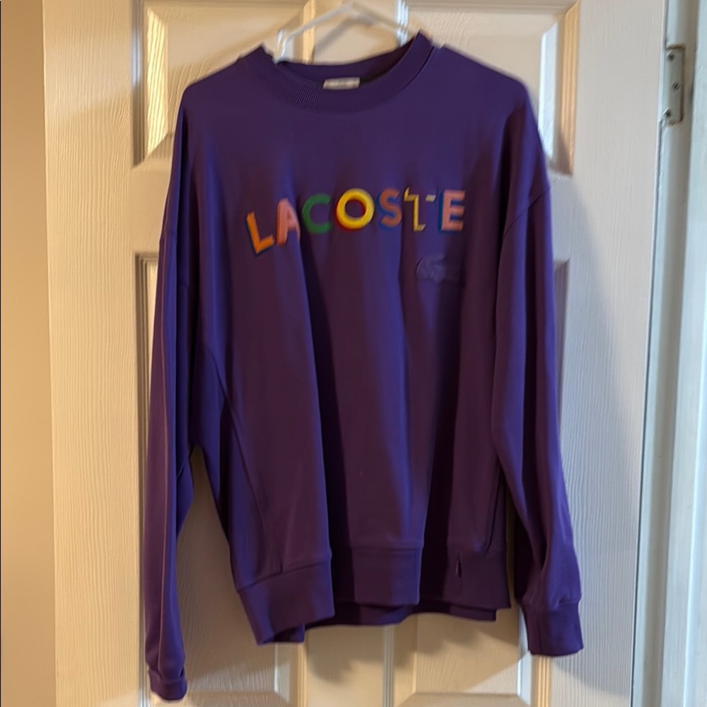 Lacoste Purple Sweatshirt